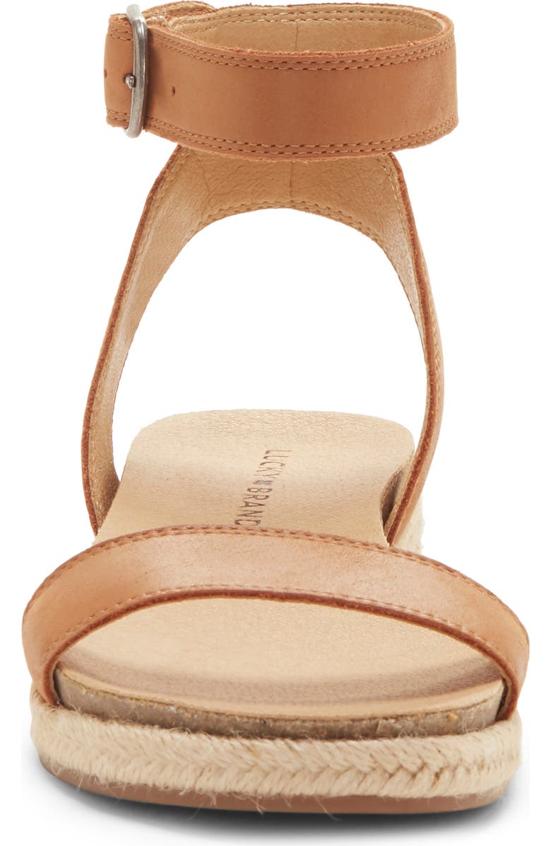 Lucky Brand Garston Espadrille Sandal, Alternate, color, Latte