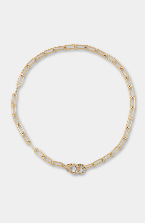 Jane Pave Lariat Convertible Link Chain