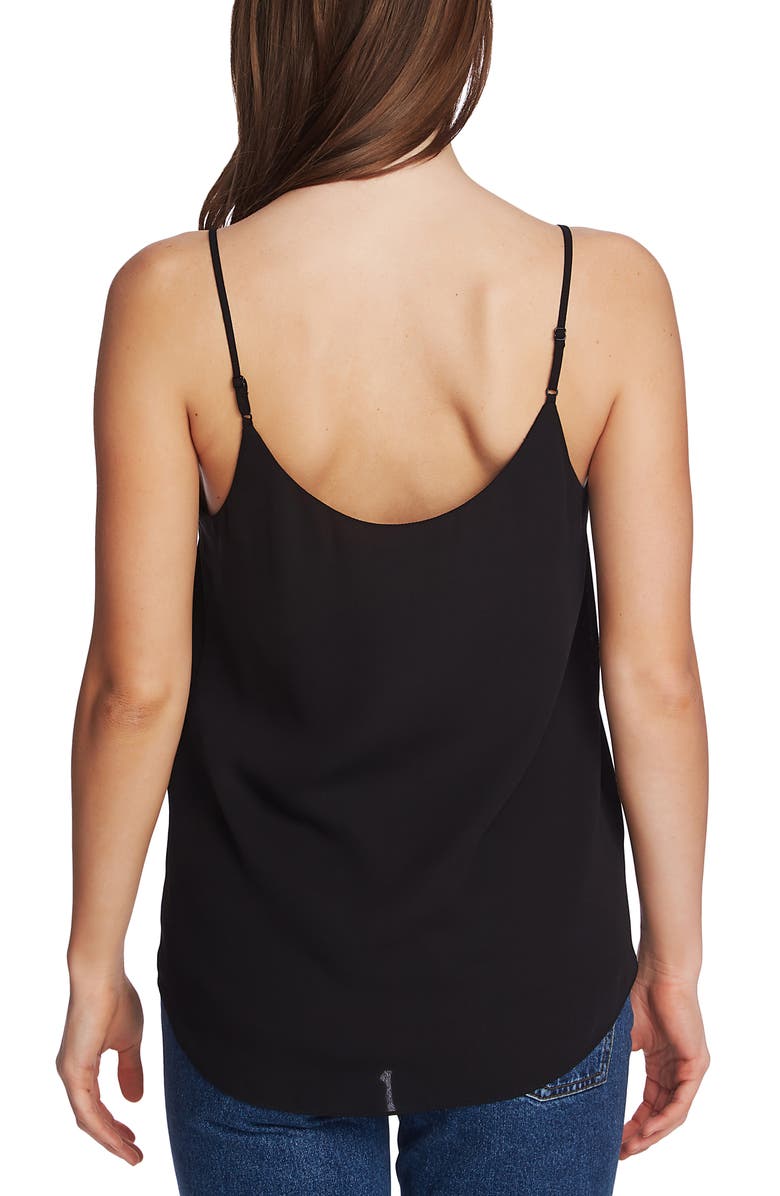1.STATE Chiffon Inset Tank, Alternate, color, Rich Black