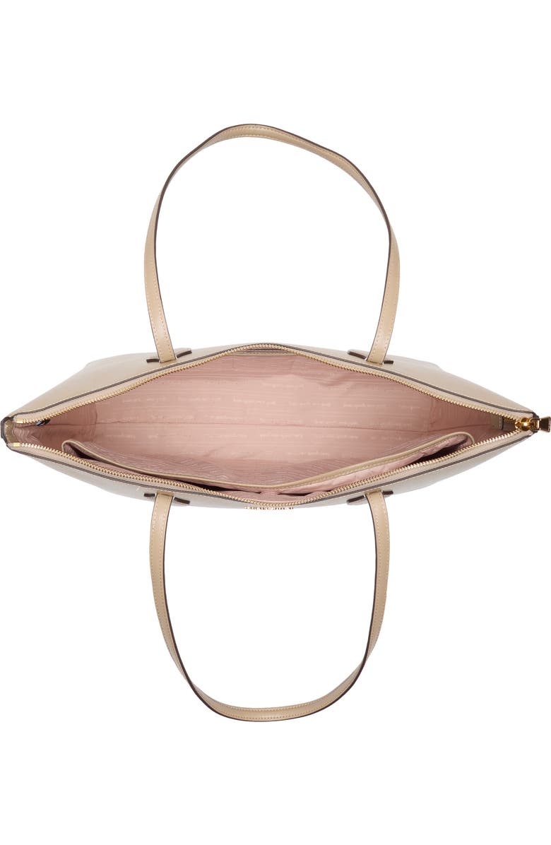 Kate Spade New York large bleecker leather tote, Alternate, color, Timeless Taupe