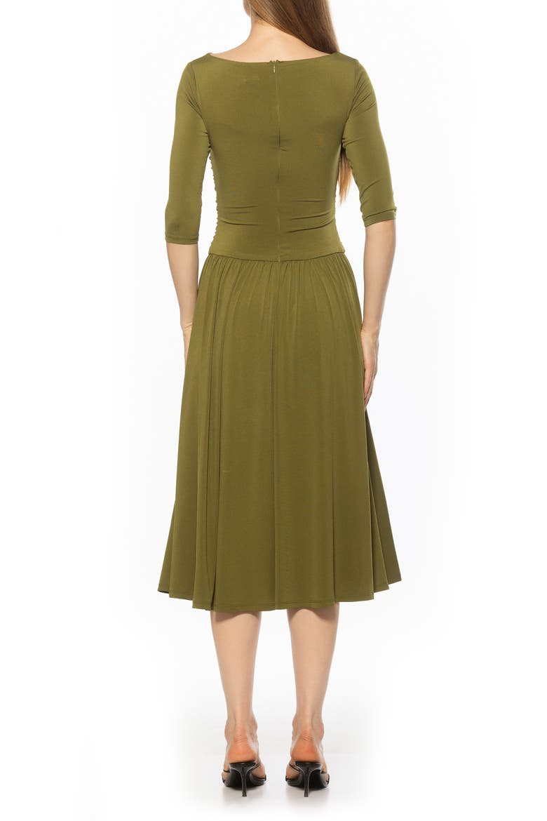 Jada Fit & Flare Dress, Alternate, color, SAGE