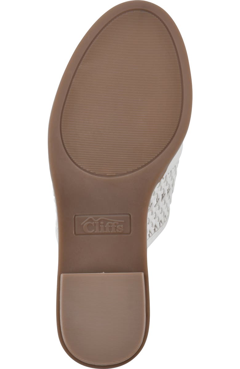 CLIFFS BY WHITE MOUNTAIN Corley Heeled Mule, Alternate, color, White/ Burnished/ Smooth