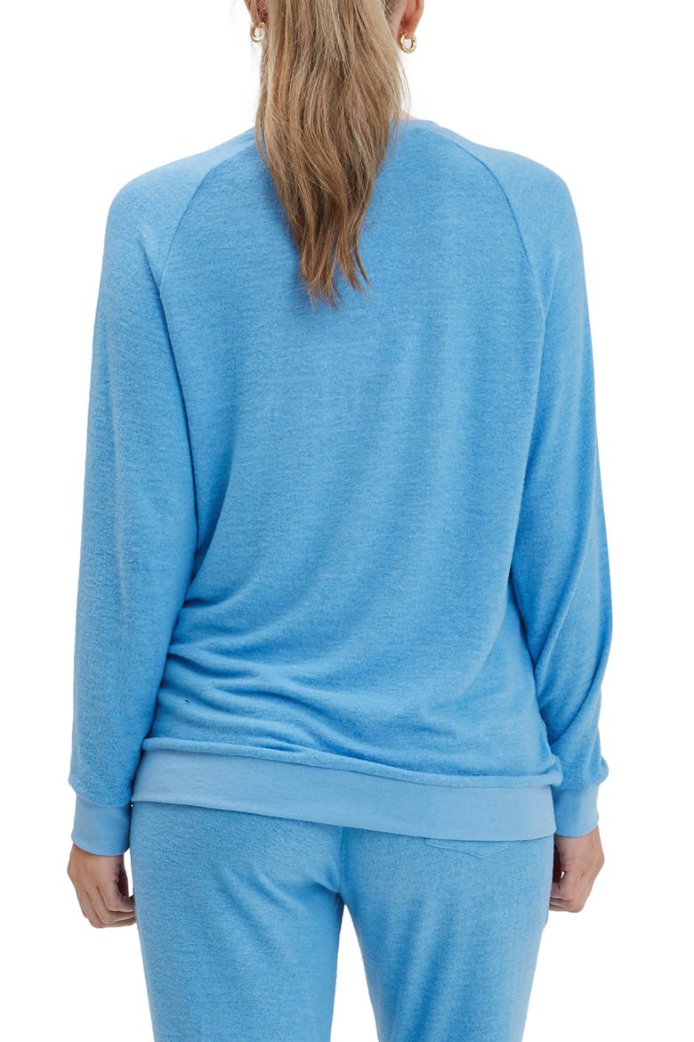 Heart on My Sleeve Maternity/Nursing Sweatshirt, Alternate, color, BLUEBELL