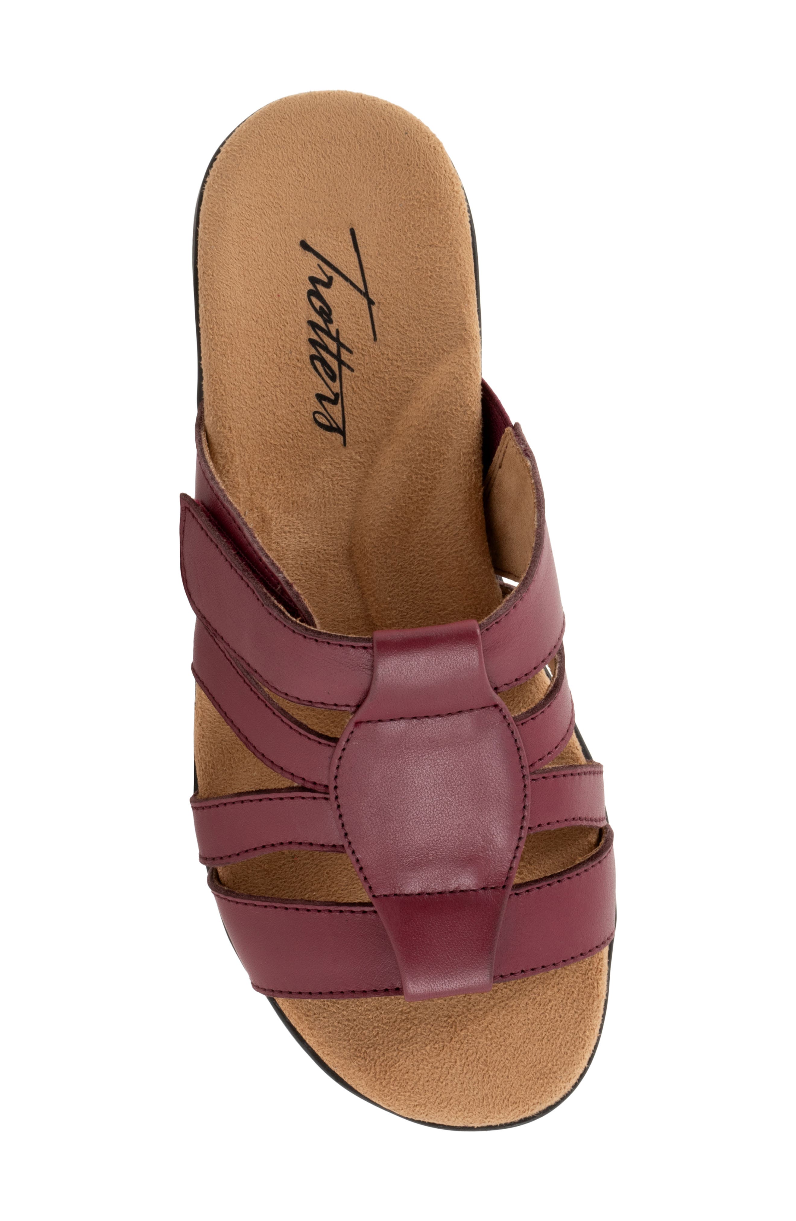 Ramona Slide Sandal, Alternate, color, CHERRY