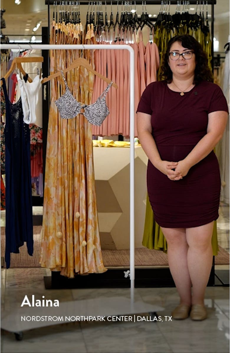 French Ring Hardware D-Cup Bikini Top, sales video thumbnail