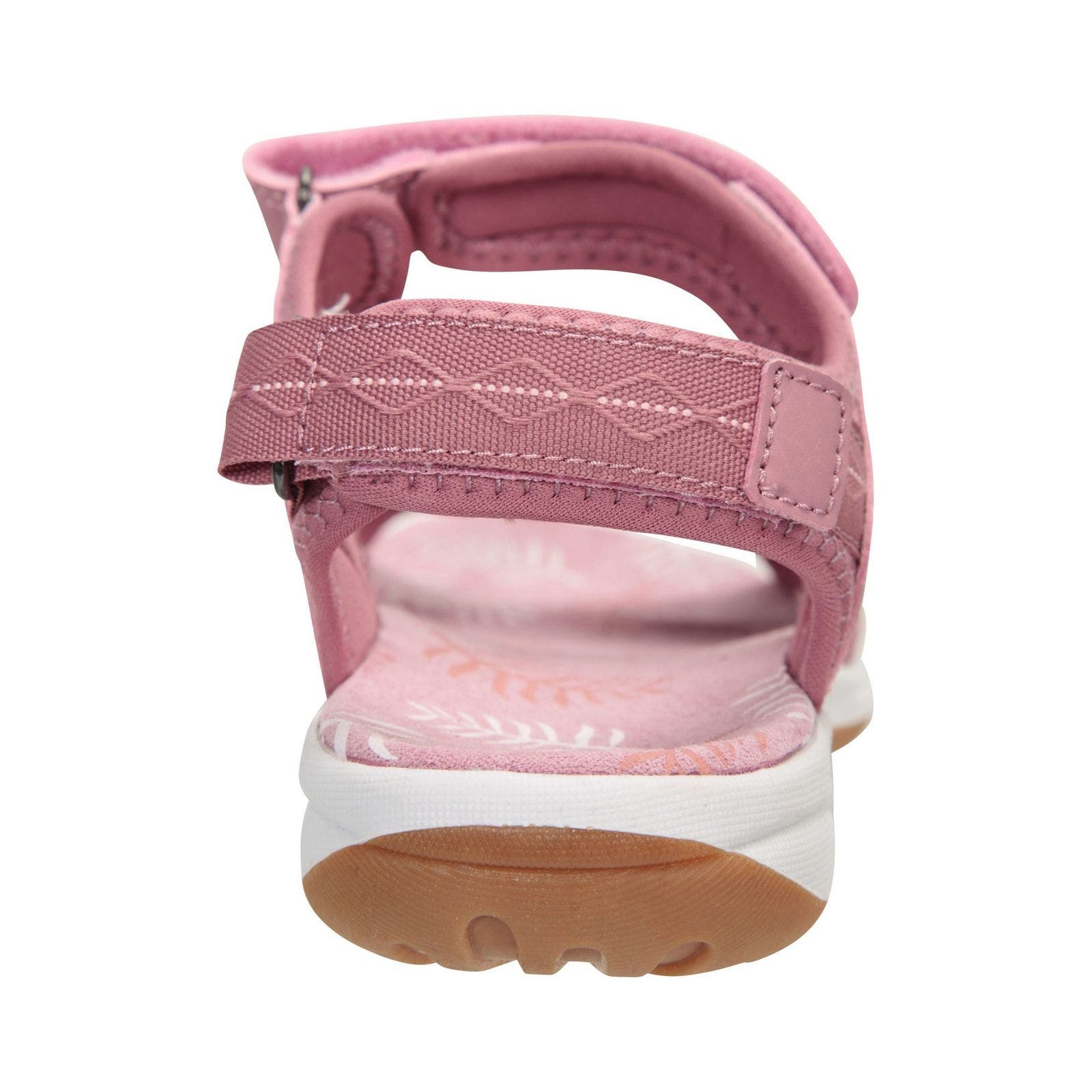 Athens Leaves Sandals, Alternate, color, Pink