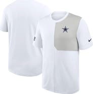 Nike Men's Nike White Dallas Cowboys Sideline UV Dri-Fit Coach Shirt