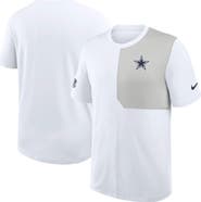 Nike Men's Nike White Dallas Cowboys Sideline UV Dri-Fit Coach Shirt