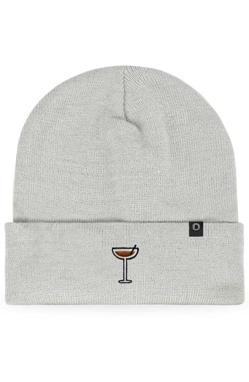 Dalix Espresso Martini Beanie Cap In Gray