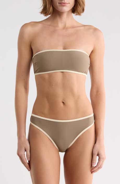 Bandeau Bikini Top & Bottoms Set