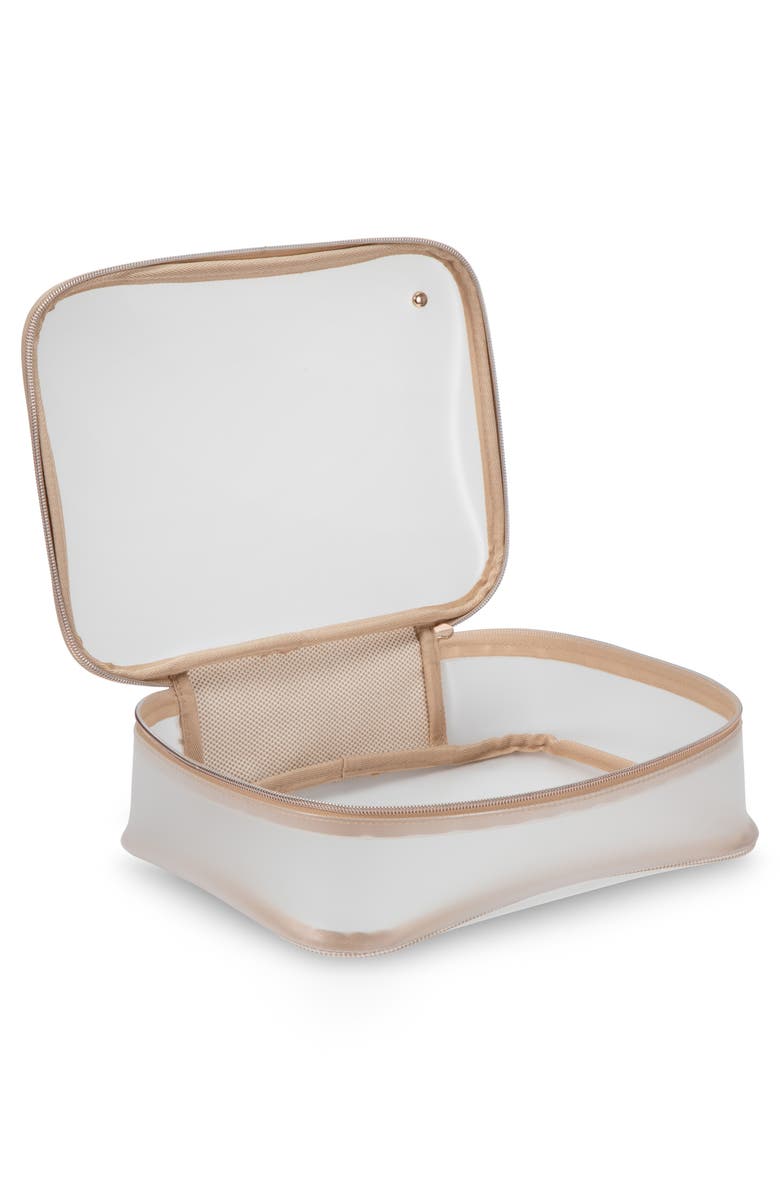 Stephanie Johnson Jumbo Makeup Case, Alternate, color, White