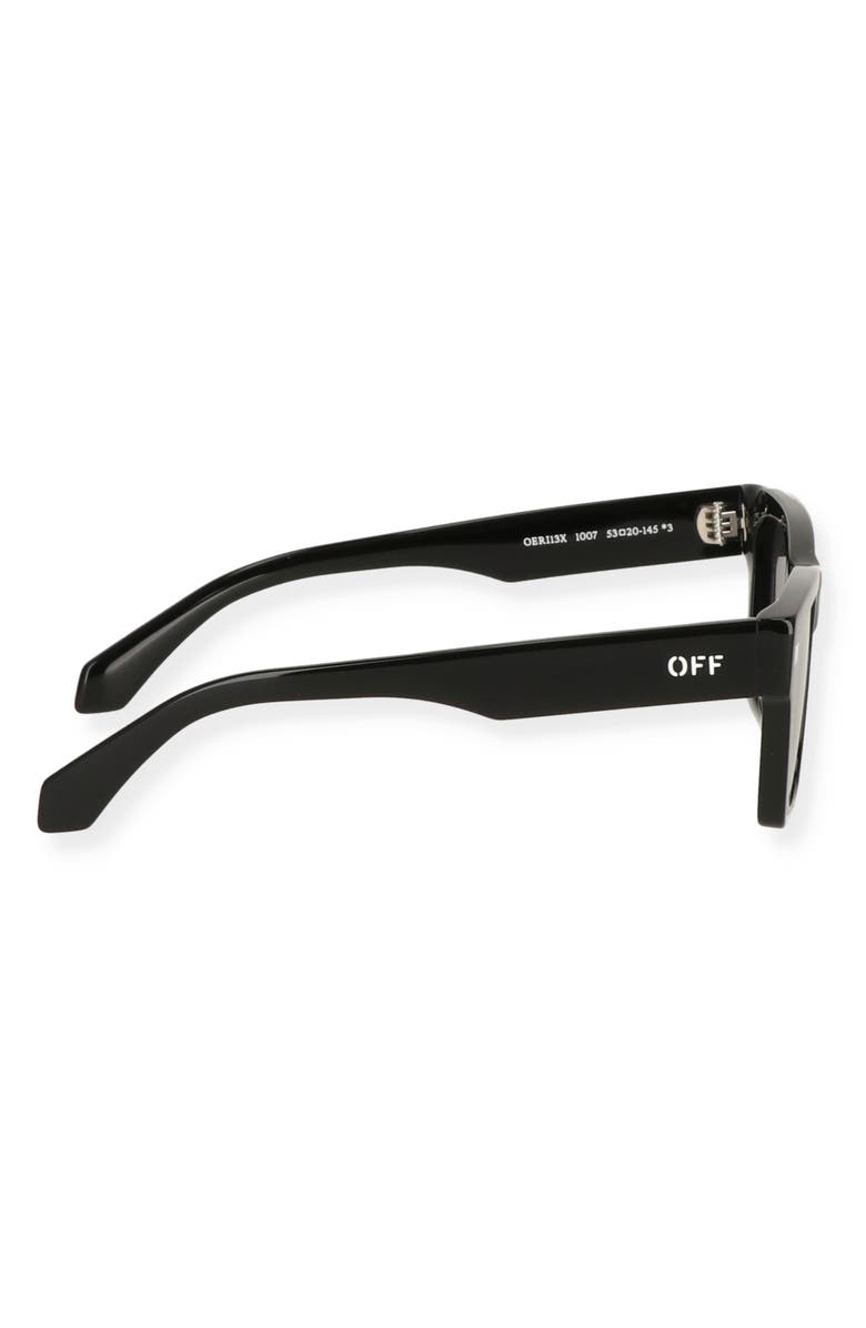 Off-White Valdez 53mm Square Sunglasses, Alternate, color, 