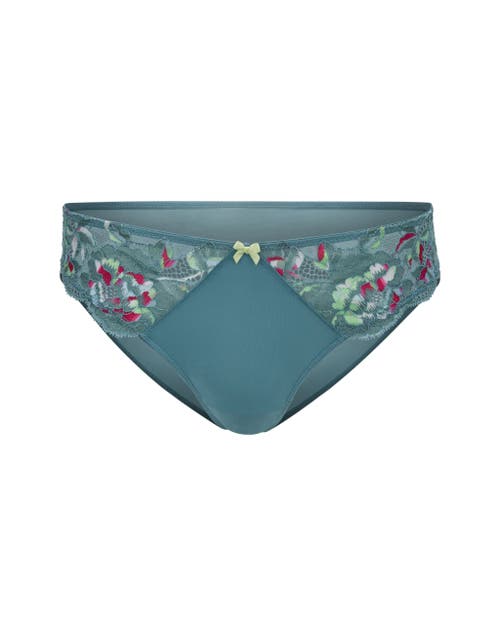 Adore Me Missy Brazilian Panties In Blue