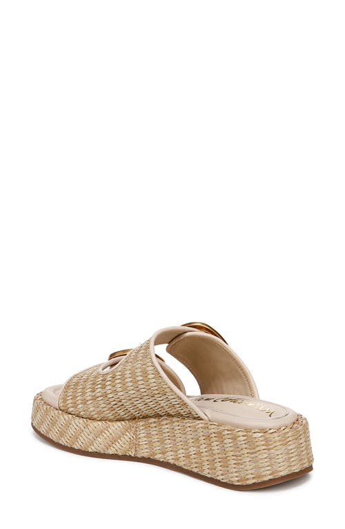 Sam Edelman Nerissa Two-strap Platform Sandal In Dark Natural