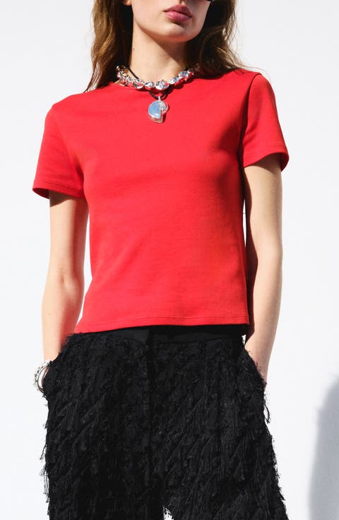 Fitted Cotton T-Shirt