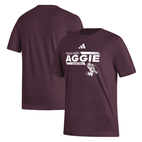 Men's adidas  Maroon Texas A&M Aggies Ol' Sarge Basketball T-Shirt