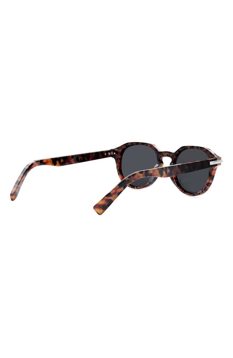 DIOR 'DiorBlacksuit R2I 51mm Round Sunglasses, Alternate, color, 