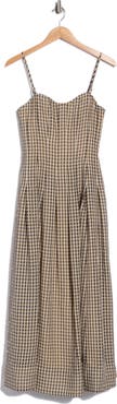 Rebecca Taylor Aster Gingham Fit & Flare Dress