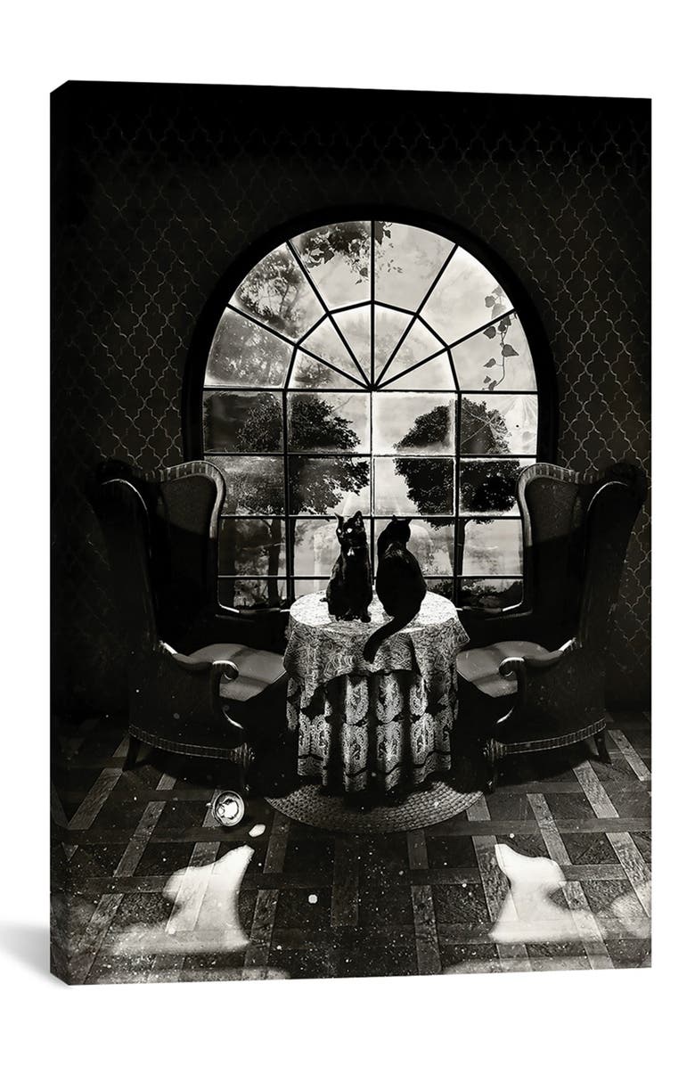 iCanvas Room Skull B/W by Ali Gulec, 26" x 18", Main, color,