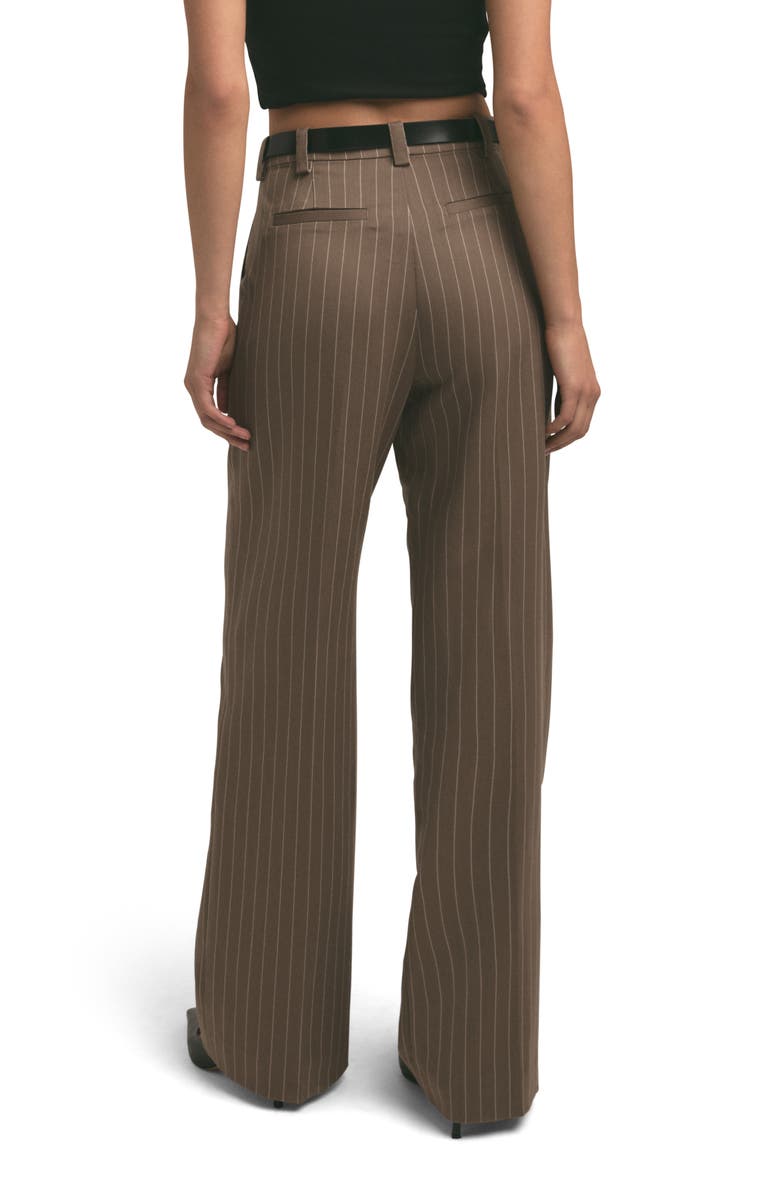 Favorite Daughter The Low Favorite Pants, Alternate, color, Macchiato Pinstripe