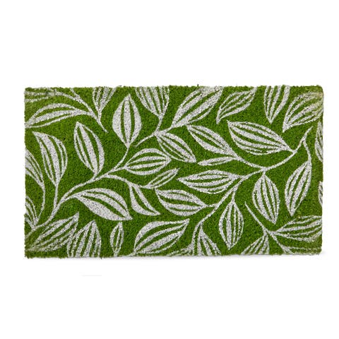 Line Leaf Coir Mat Multi Coir Everyday