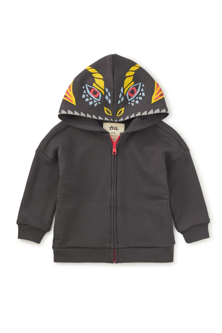 Dragon Hood Easy Fit Hoodie, Alternate, color, Pepper