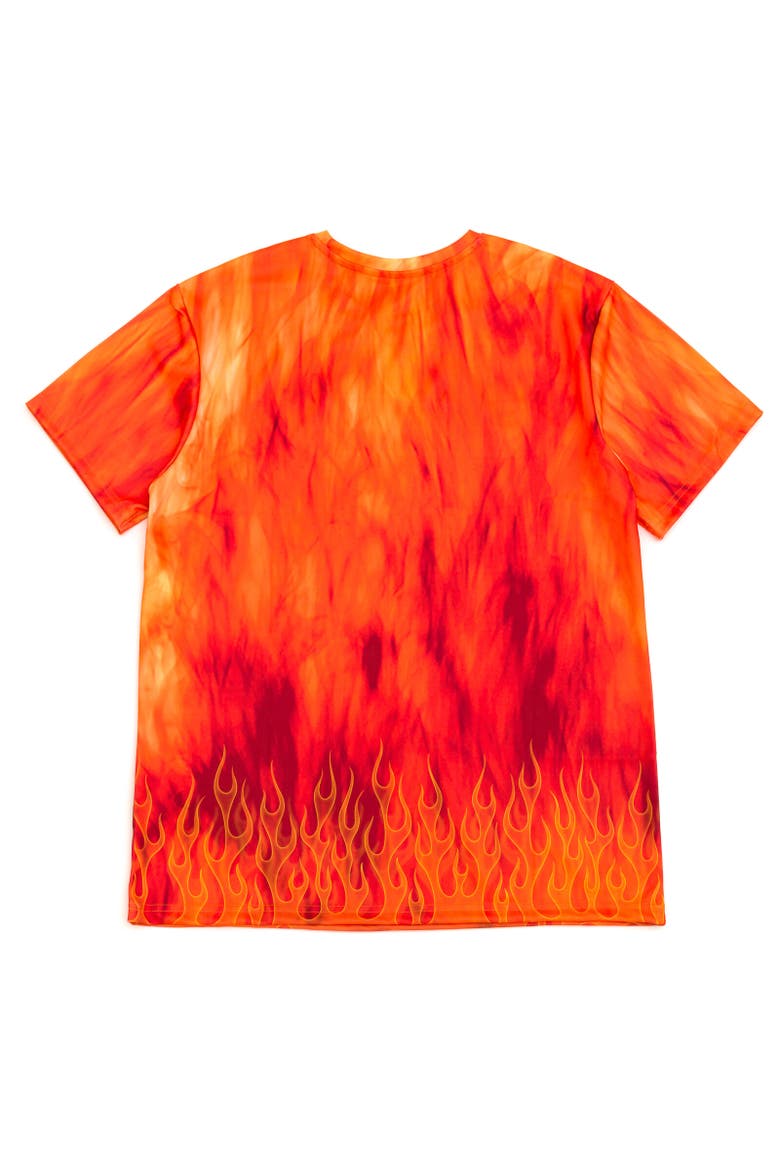 Graphic T-Shirt, Alternate, color, Orange El Toro Loco Flames