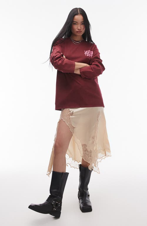 Shop Topshop Vinto Tinto Long Sleeve Graphic T-shirt
