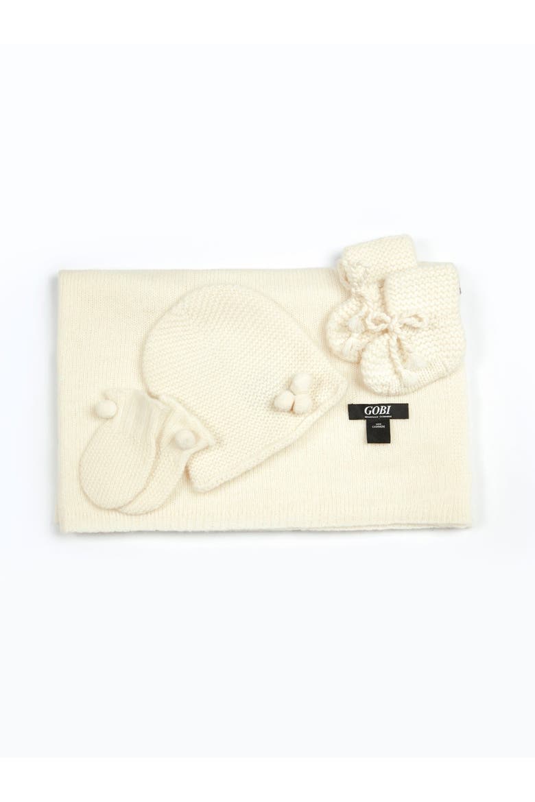 Baby Cashmere Set, Main, color, marshmallow