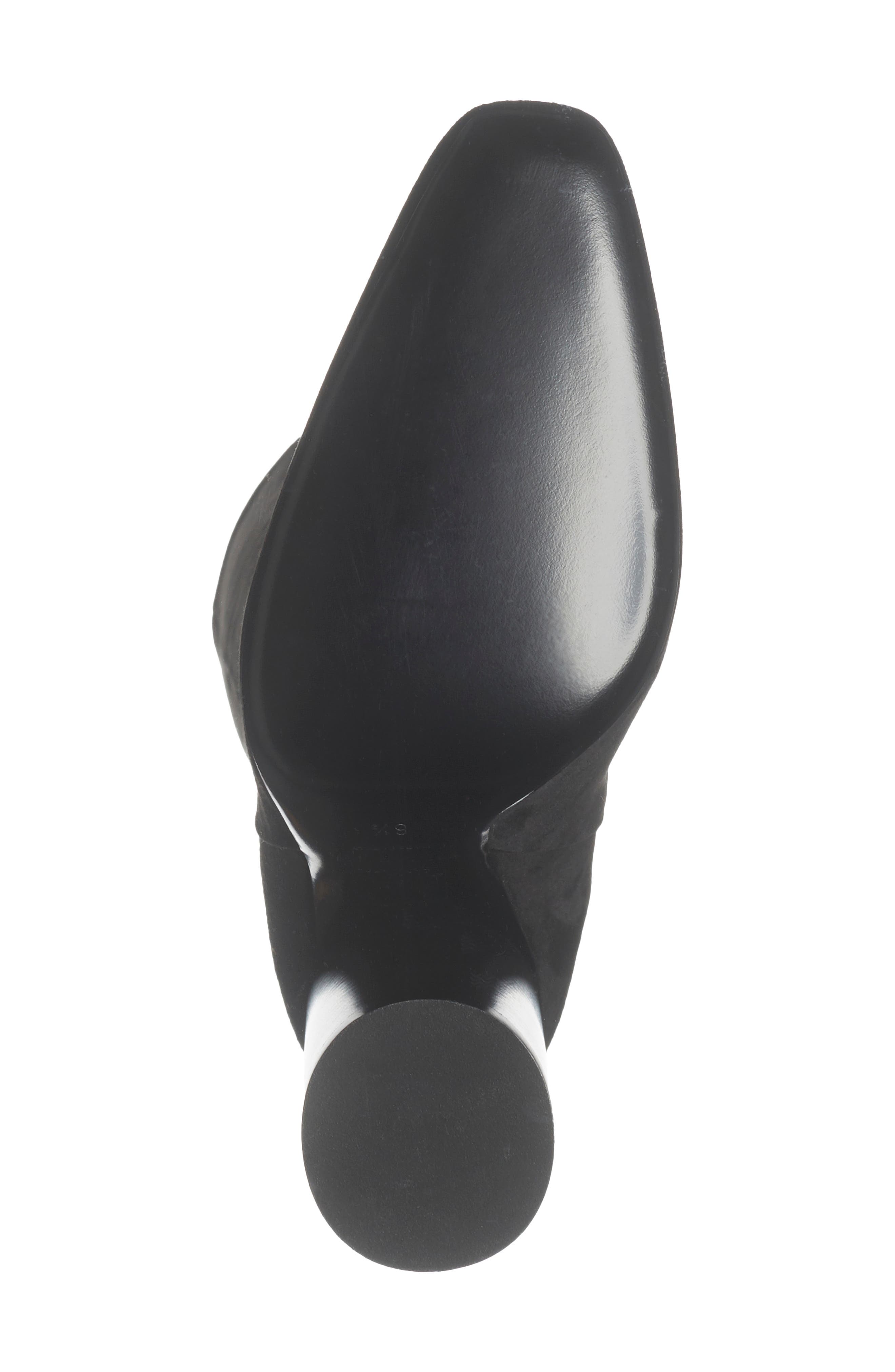 FERRAGAMO Pampero Suede Tall Boot, Alternate, color, Black