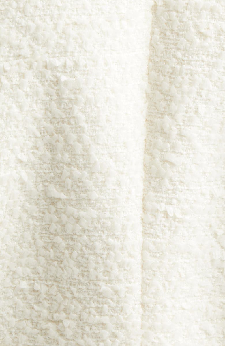 L'AGENCE Nerina Fringe Bouclé Jacket, Alternate, color, Ivory