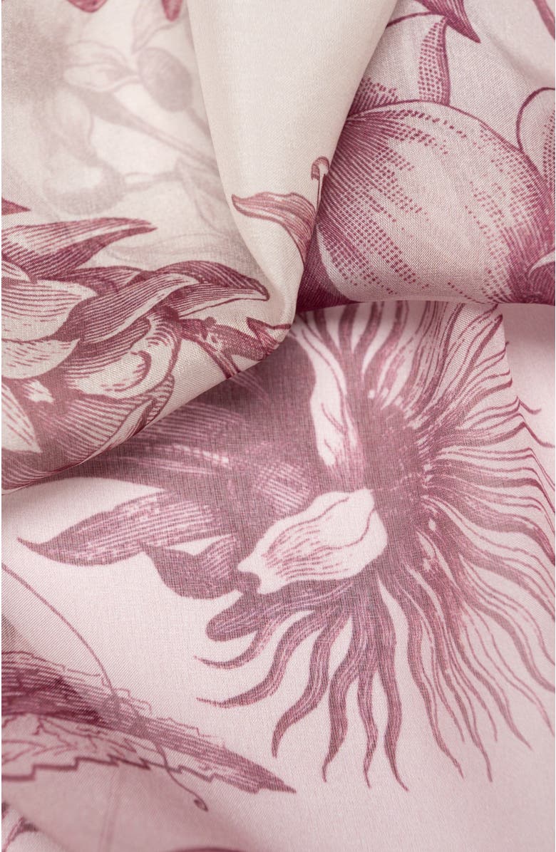 Elizabetta Sibilla - Silk Scarf Shawl for Women, Alternate, color, Pink