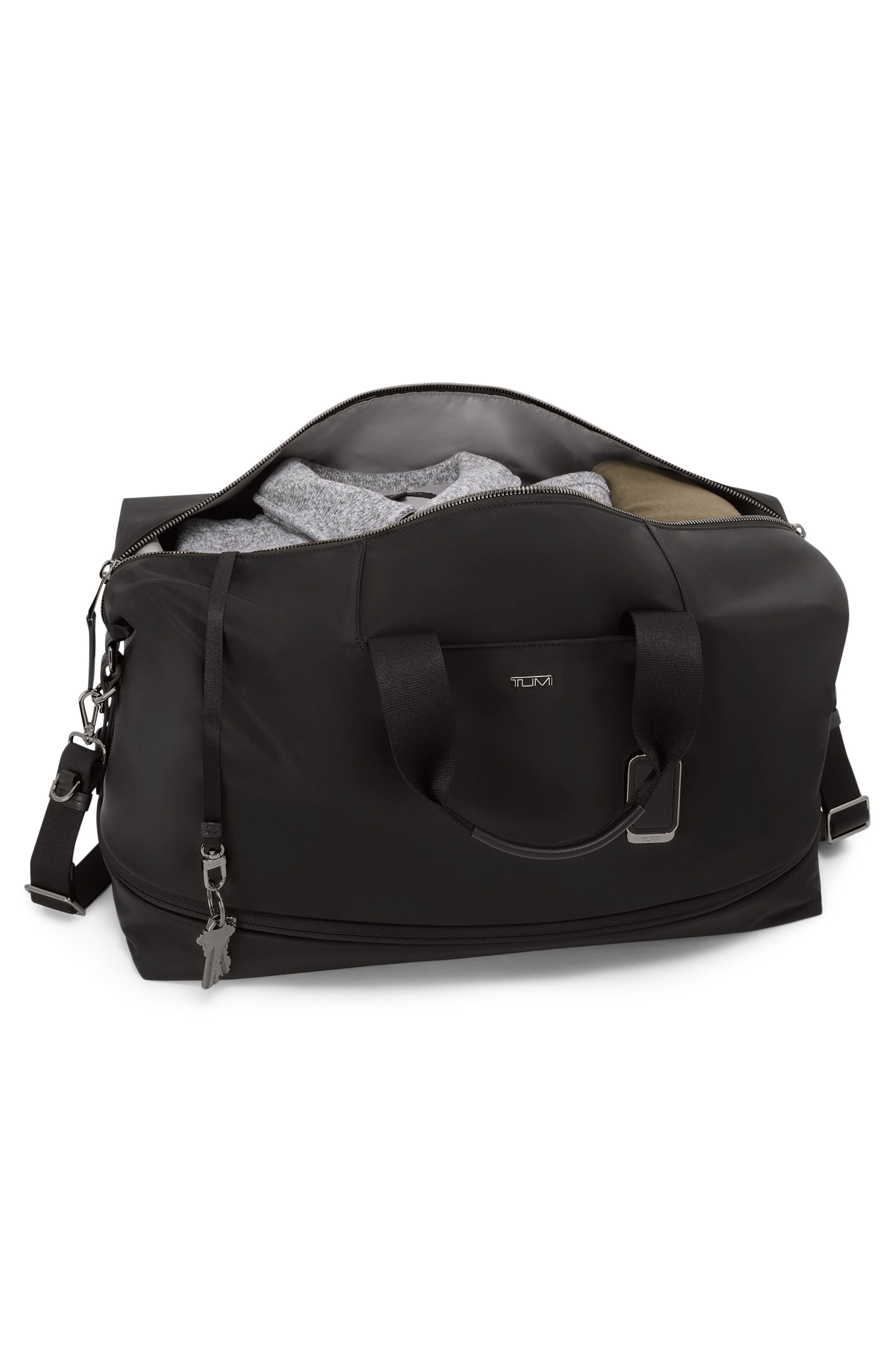 TUMI Rhys Expandable Duffel, Alternate, color, Black/ Gunmetal