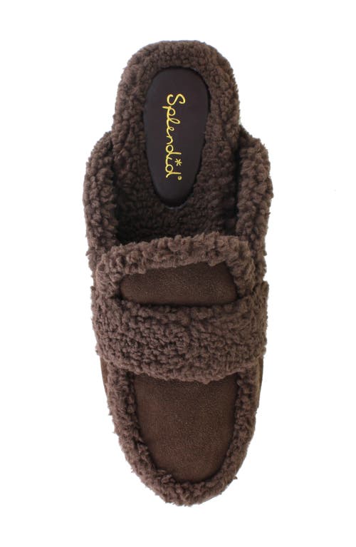Splendid Sandra Faux Fur Mule In Brown