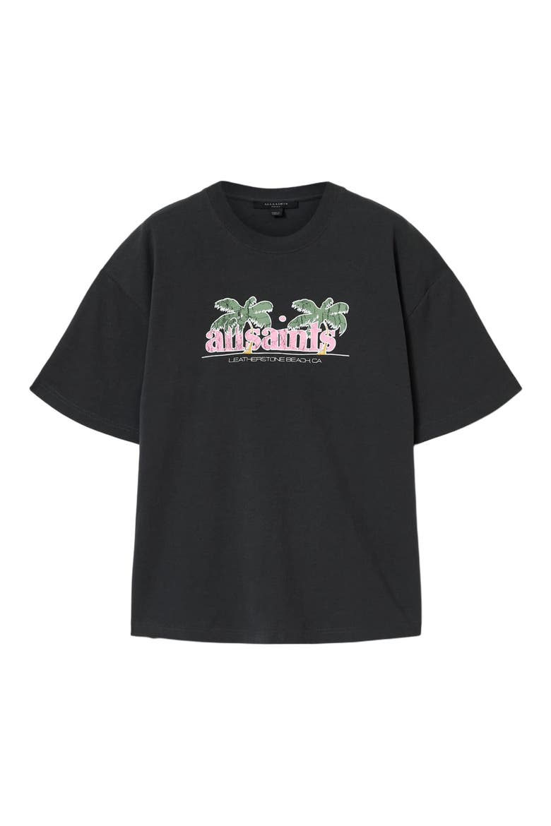Troppo Etta Logo Graphic T-Shirt, Alternate, color, WASHED BLACK