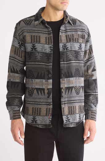 Weatherproof® Geometric Print Shirt Jacket