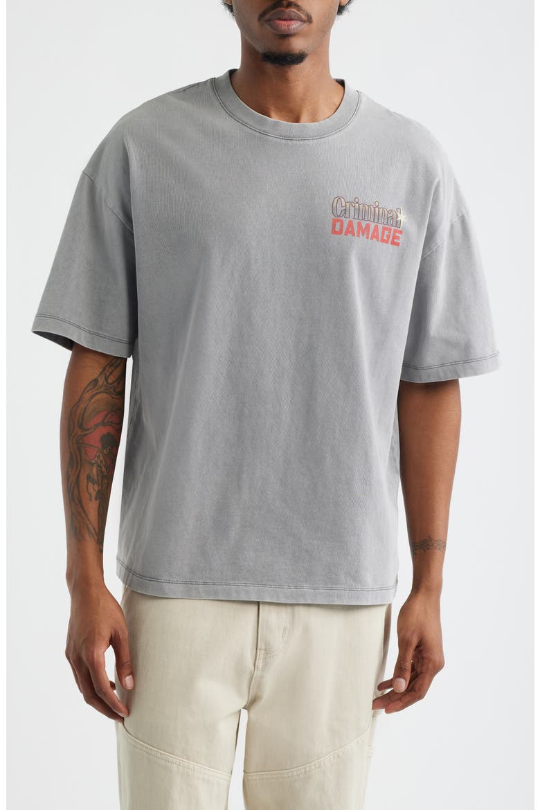 Vending Graphic T-Shirt, Main, color, WASHED GREY
