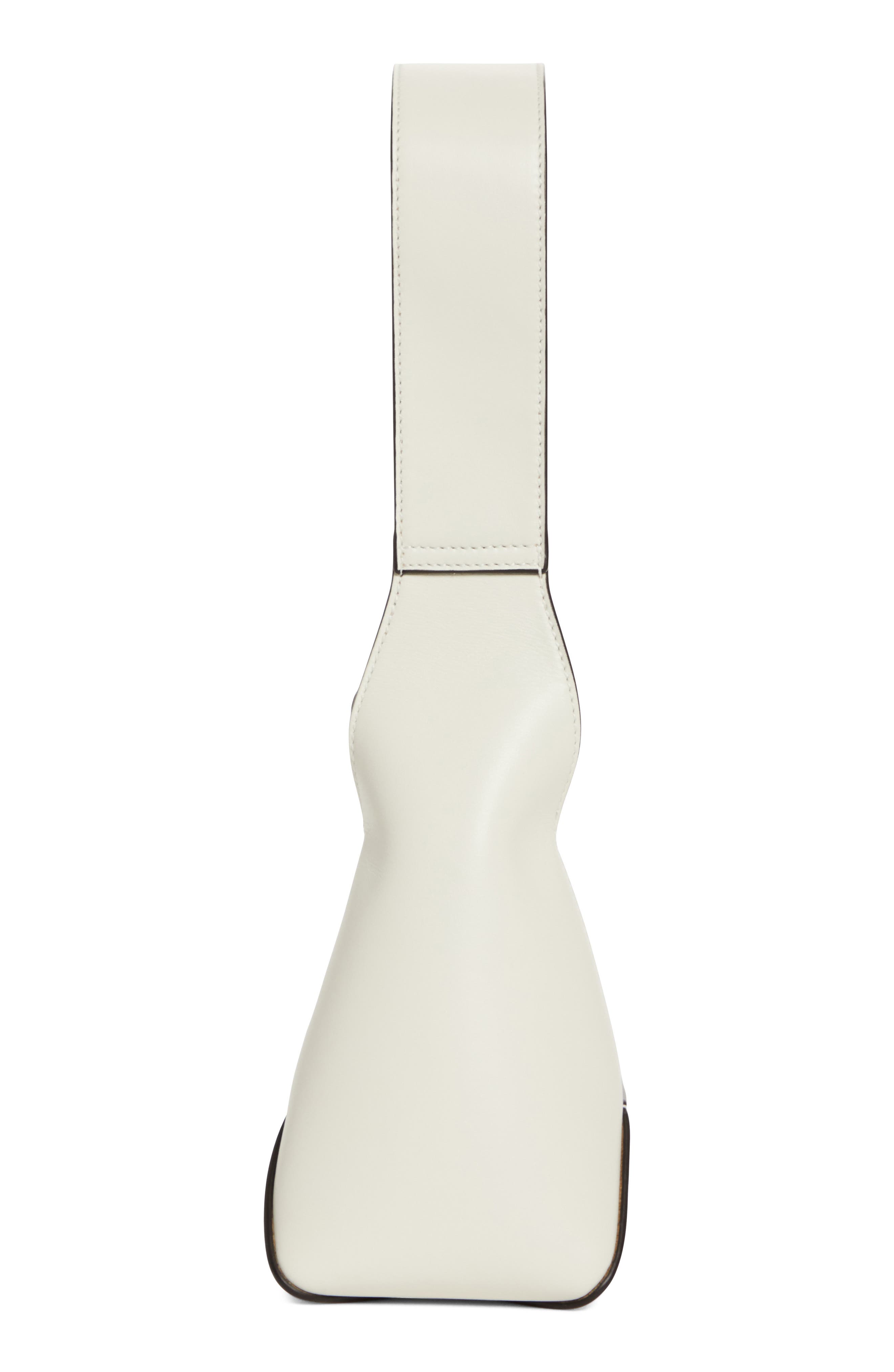 Jimmy Choo Small Diamond Leather Hobo Bag, Alternate, color, Latte/ Gold