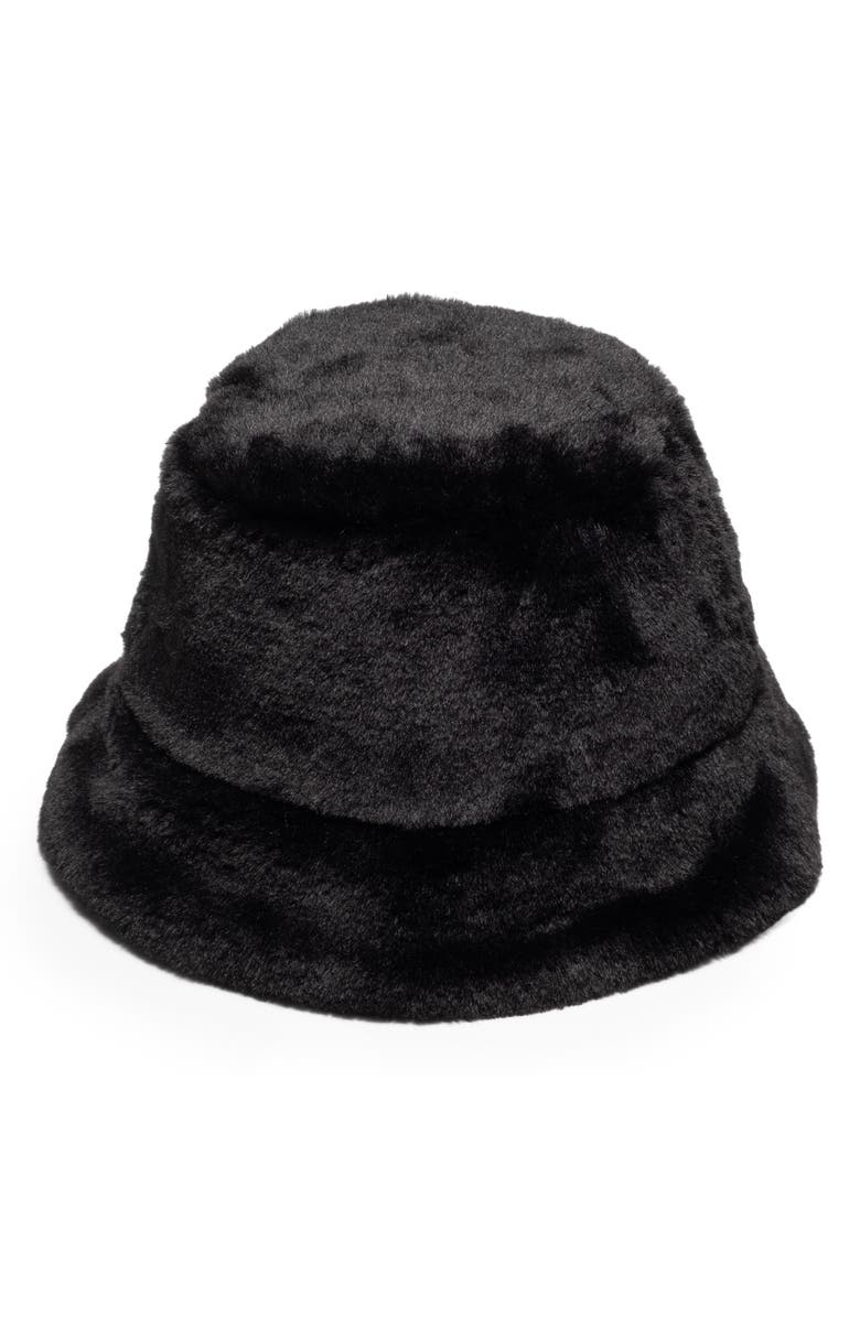 Eugenia Kim Yuki Faux Fur Bucket Hat, Main, color,