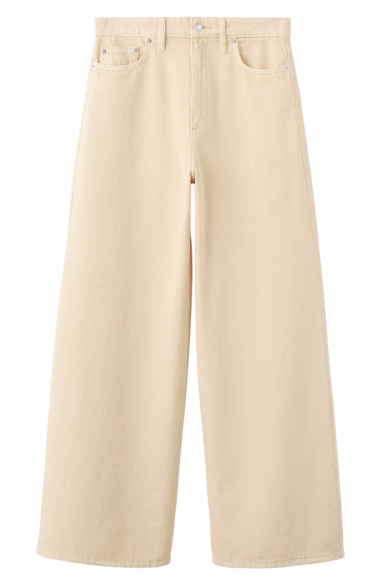 MANGO Wide Leg Jeans, Alternate, color, Vanilla