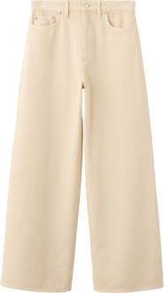 MANGO Wide Leg Jeans