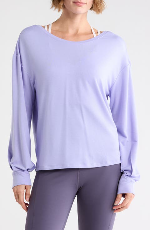 Restoration Twist Back Long Sleeve Top