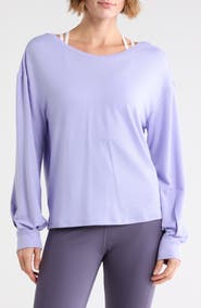 LAYER 8 Restoration Twist Back Long Sleeve Top