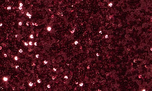 Abound Sequin Linen Blend Minidress In Burgundy