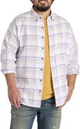 Harbor Bay by DXL Big & Tall Plaid Flannel Sport Shirt V2
