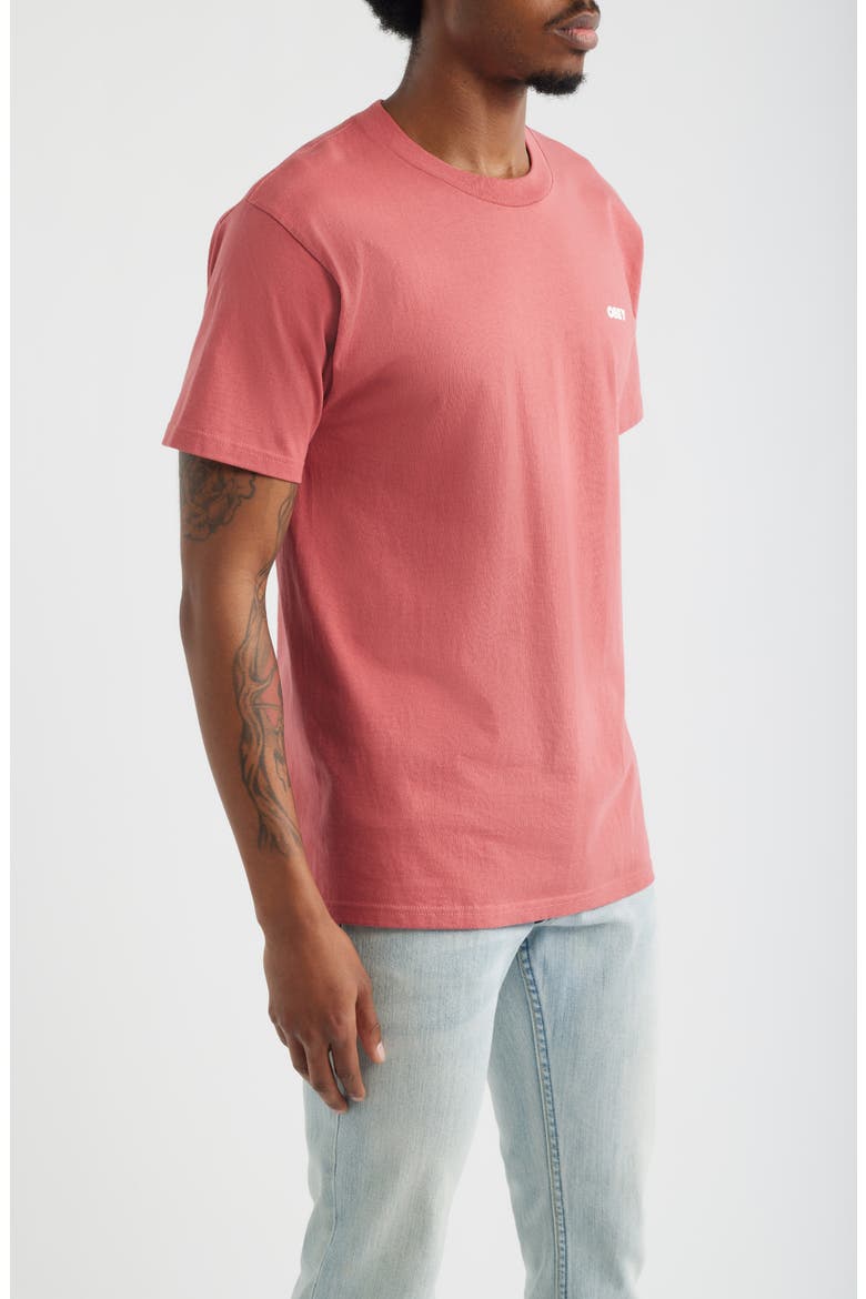 The Medium Is the Message Graphic T-Shirt, Alternate, color, MINERAL RED