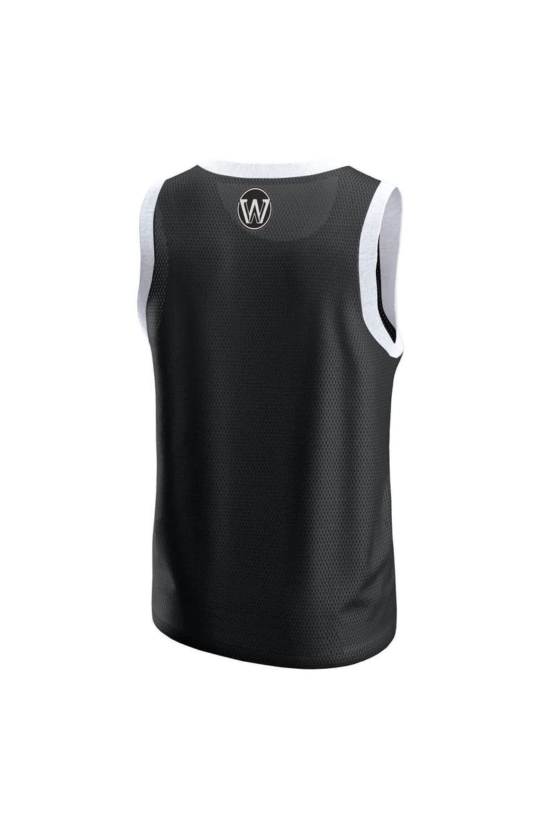 FANATICS Men's Fanatics  Black Golden State Warriors Mesh Tank Top, Alternate, color, 