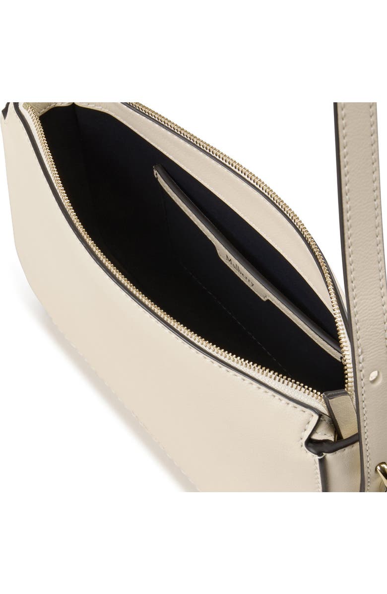 Mulberry Clovelly Leather Crossbody Bag, Alternate, color, Eggshell