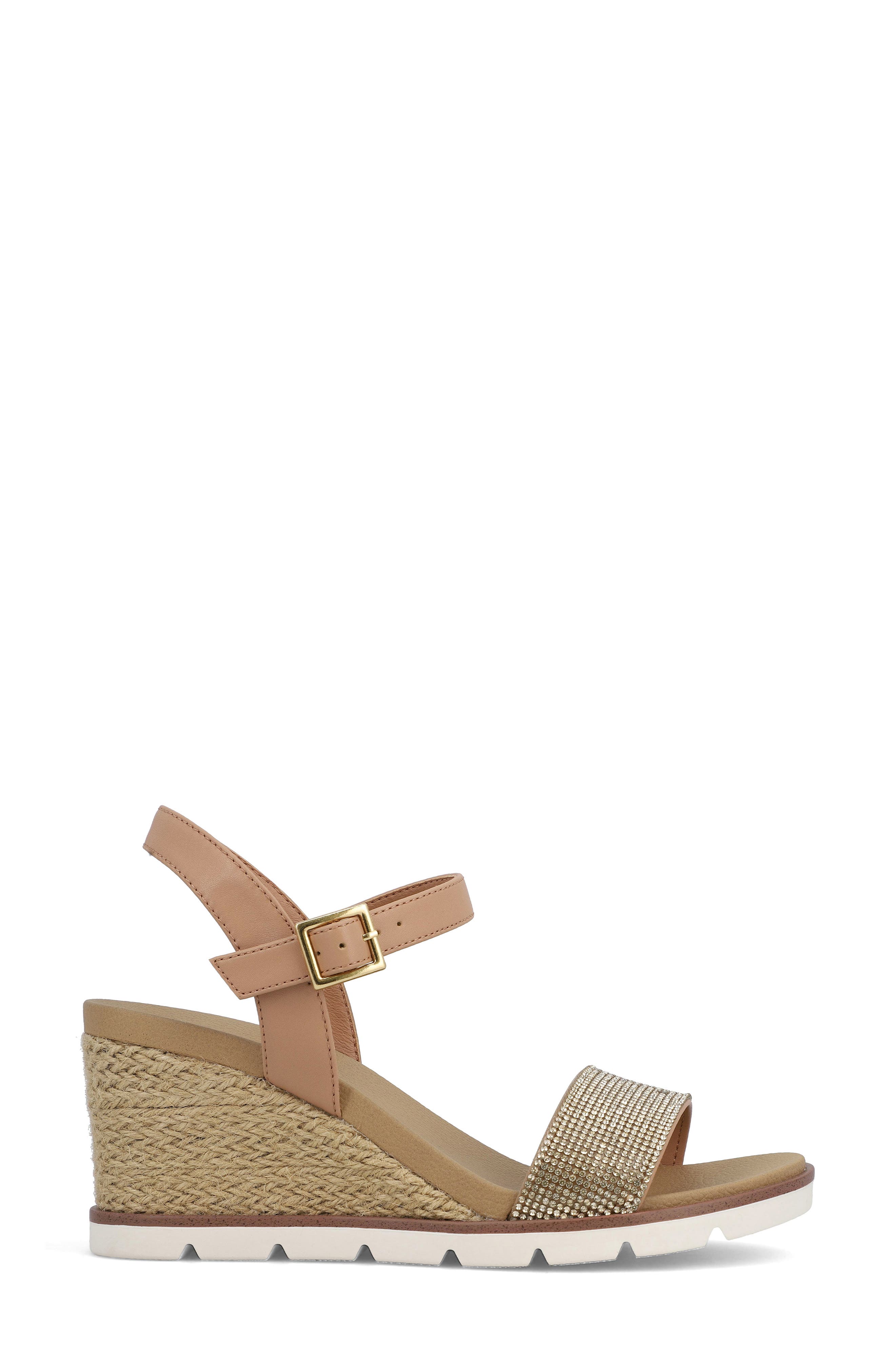 MIA AMORE Lonny Espadrille Wedge Sandal, Alternate, color, 