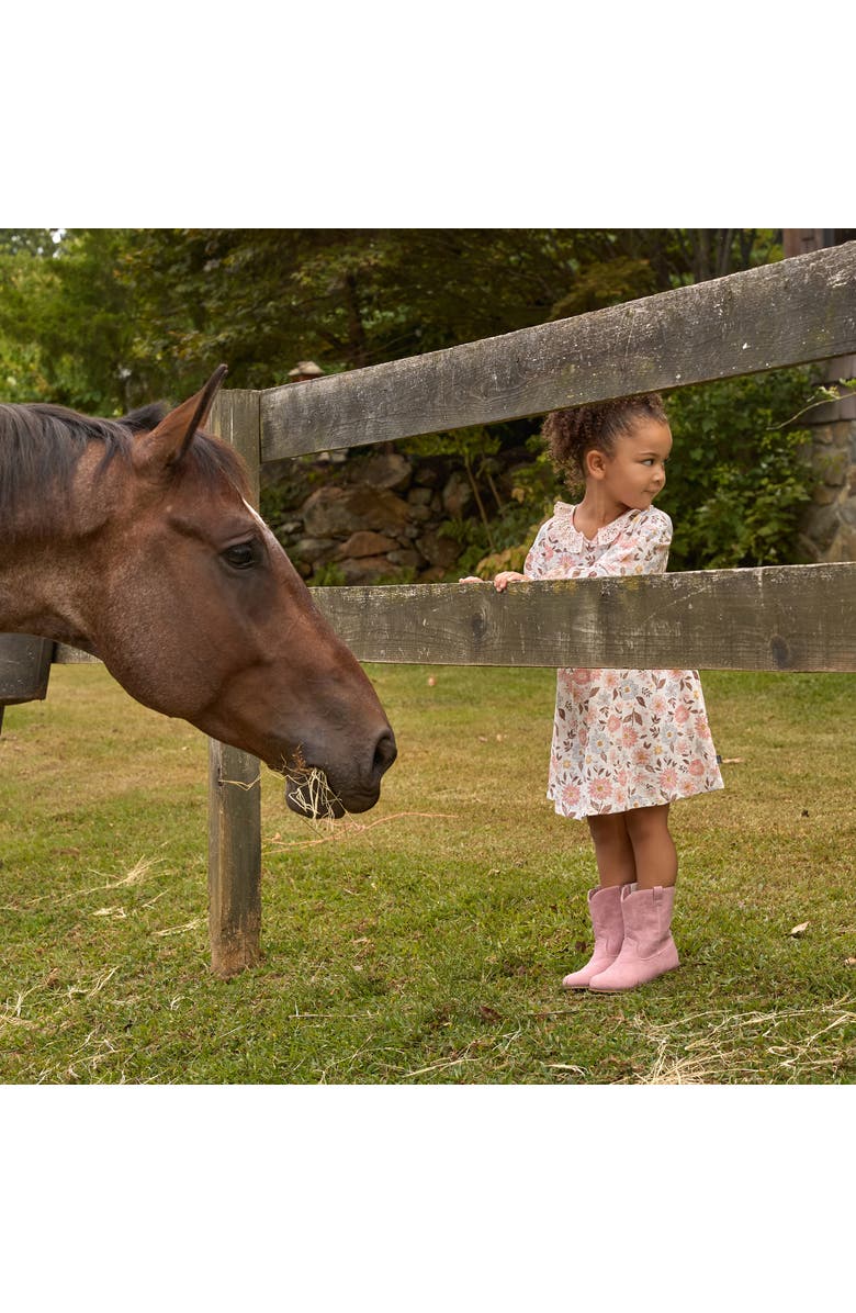 Modern Moments<sup>™</sup> by Gerber Fall Floral Ruffle Dress, Alternate, color, Fall Floral